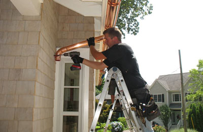 Gutter installation in Mason